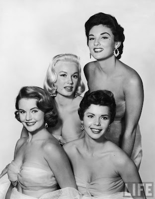 Top row left to right Mamie Van Doren 